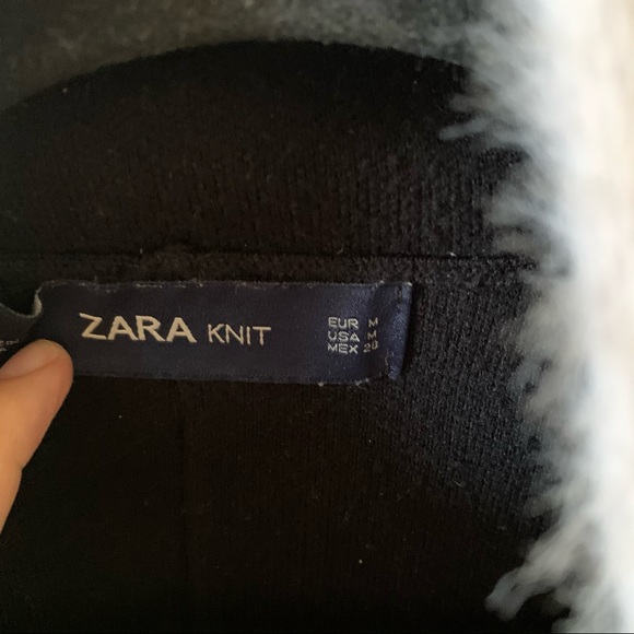 Zara viscose cardigan black size M CL - Picture 4 of 6